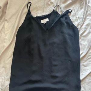 Loft Outlet Black Tank Top, Petite Large